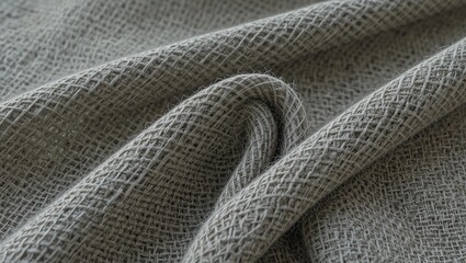 Close-up of soft, textured fabric showcasing elegant patterns and natural tones, perfect for design inspiration.
