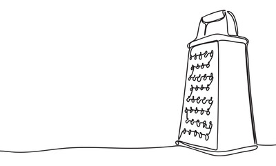 Single Line Art Grater