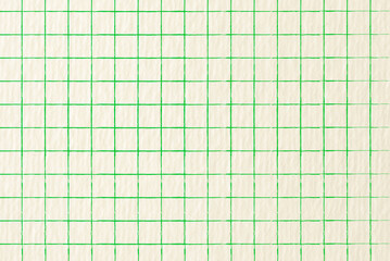 Green Grid Paper Texture for Notes and Planning
