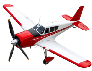 Flat Vector Airplane Icon in Blue and White, Front View, Minimalist Design, Transparent Background PNG