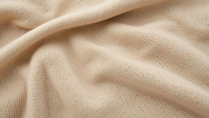 Soft, neutral fabric texture, perfect for cozy, stylish home decor and fashion applications.