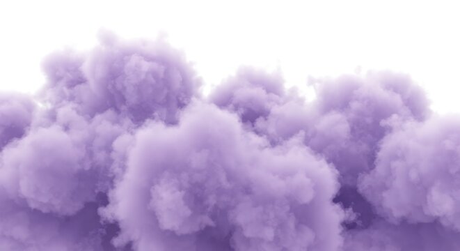 Lavender Dream: Soft Purple Smoke Clouds - Powered by Adobe