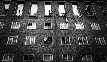 facade of an old building