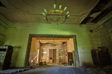 old abandoned palace