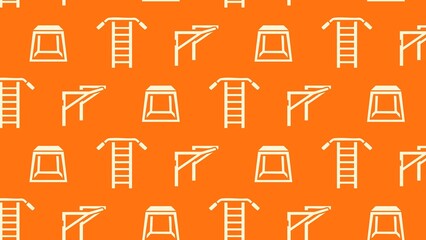 Vector gym body building cross fit pattern design multicoloured  