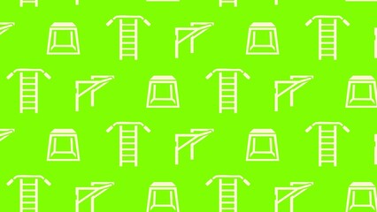 Vector gym body building cross fit pattern design multicoloured  