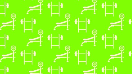 Vector gym body building cross fit pattern design multicoloured  