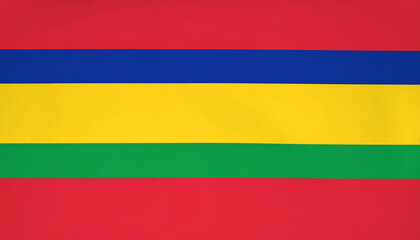 Fototapeta premium flag of Mauritius