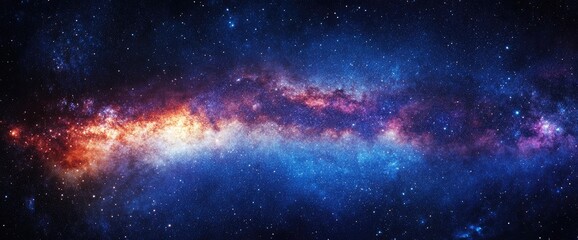 Fototapeta premium point of view, galaxies, cognition, An awe inspiring photo of galaxies and stars conveying the concept of contemplating the vastness and beauty of the universe beyond the Milky Way