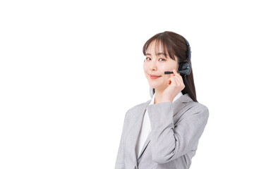 オペレーターの女性。