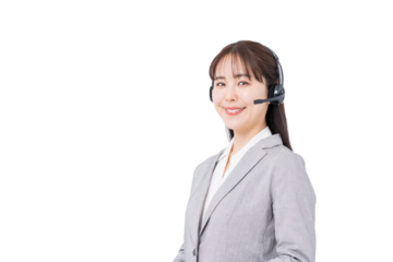 オペレーターの女性。