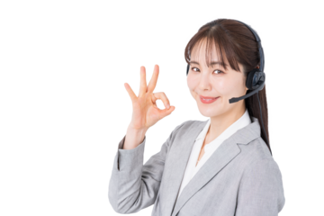 オペレーターの女性。