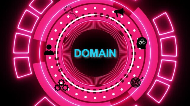 Business, Technology, Internet and network concept. A domain is a unique web address that identifies a website on the internet, allowing users to access online content easily.