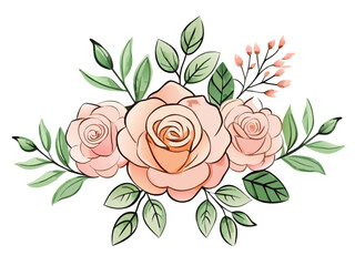 bouquet of red roses