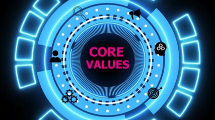 Core values are the fundamental beliefs and guiding principles that shape an organization’s culture, decisions, and behavior.