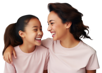 PNG  Happy mother daughter bonding