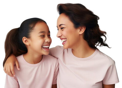 PNG Happy mother daughter bonding