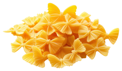 PNG Pile of Farfalle isolated pasta food.