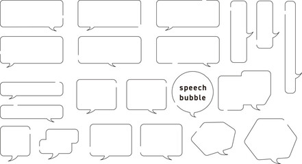 吹き出しセット