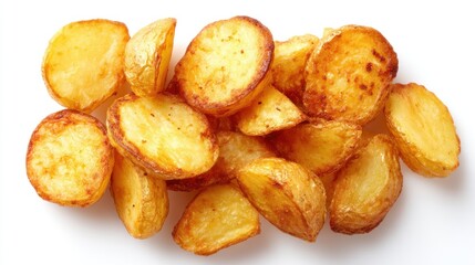 Golden potato wedges