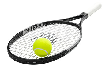 Tennis Racquet and Ball