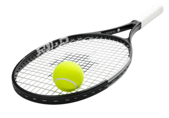 Tennis Racquet and Ball