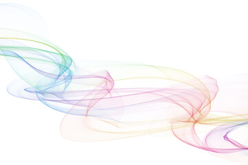 Abstract color curve background free material