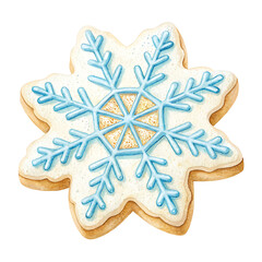 Snowflake Cookies Clipart for a Happy Holiday Celebration in a Festive Kitchen Environment
