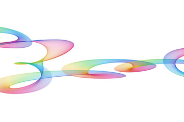 Abstract color curve background free material