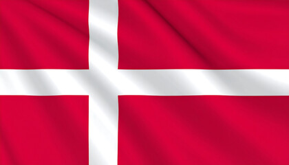Fototapeta premium flag of denmark
