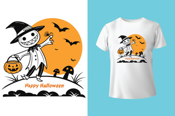 boo boo crew hello ween t-shirt design
