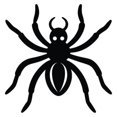 Solid color Trapdoor spider animal vector design