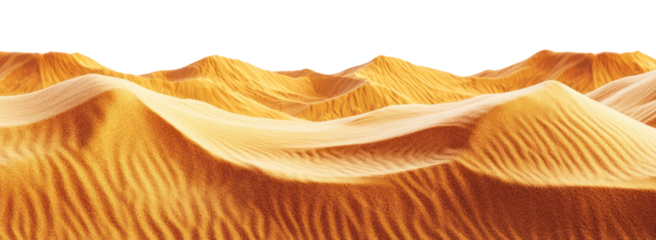 PNG Golden sand dunes under sky