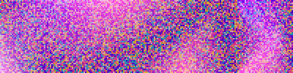 Shining mosaic background template. Disco mirror ball texture with sparkling lights