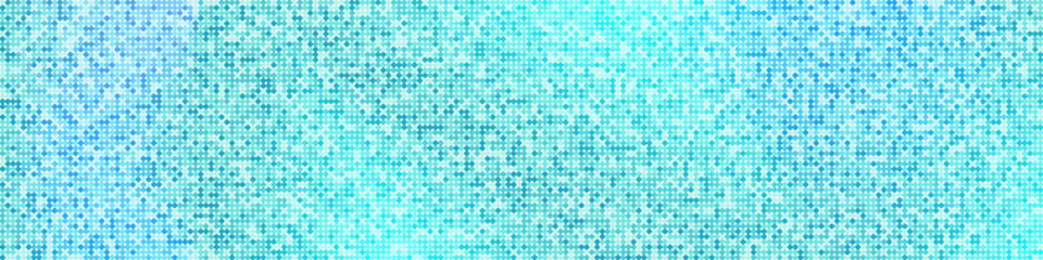 Colorful dots texture background. Blue pattern with shining gradient template