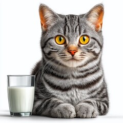 Stunning Studio Portrait of a Feline Model Professional Cat Photography Featuring Exquisite Detail and Posing