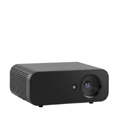 Obraz premium Modern projector for home cinema experience. Big screen cinema at home. Cinema. 