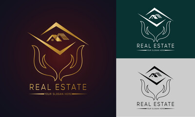 creative real estate logo design templates
