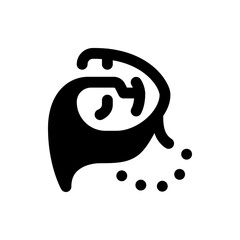 Black and white illustration of a phone receiver with a speech bubble indicating a message received