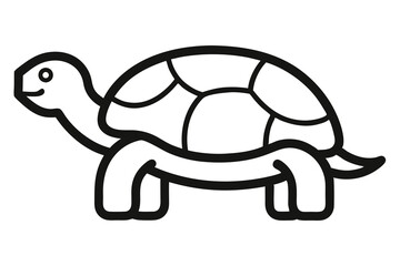 Solid color Tortoise animal vector design