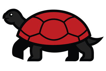 Solid color Tortoise animal vector design