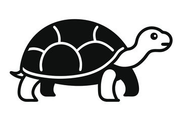Solid color Tortoise animal vector design