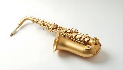Fototapeta premium saxophone isolated on white background 