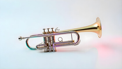 Obraz premium trumpet isolated on white background