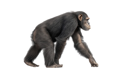Walking Chimpanzee Side Profile With