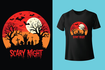 Gosh boo halloween mascot design with t-shirt . Boo illustration for halloween party and printing t-shirt