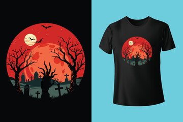Gosh boo halloween mascot design with t-shirt . Boo illustration for halloween party and printing t-shirt
