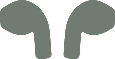 air pod icon vector transparent 