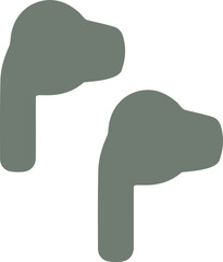 air pod icon vector transparent 