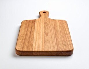 Fototapeta premium Wooden chopping board isolated on white background